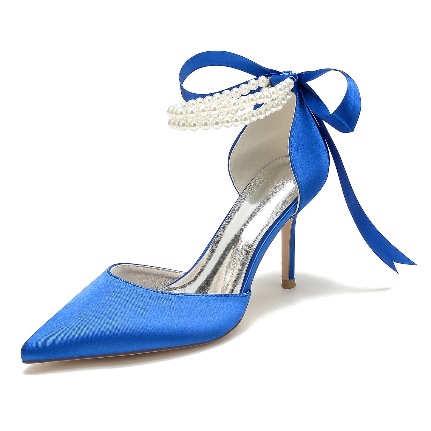 Stiletto Heel 8.5cm Silk-Like Shoes CK0444