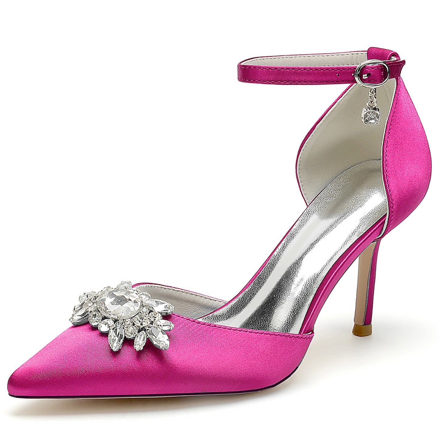 Stiletto Heel 8.5cm Silk-Like Shoes CK0445