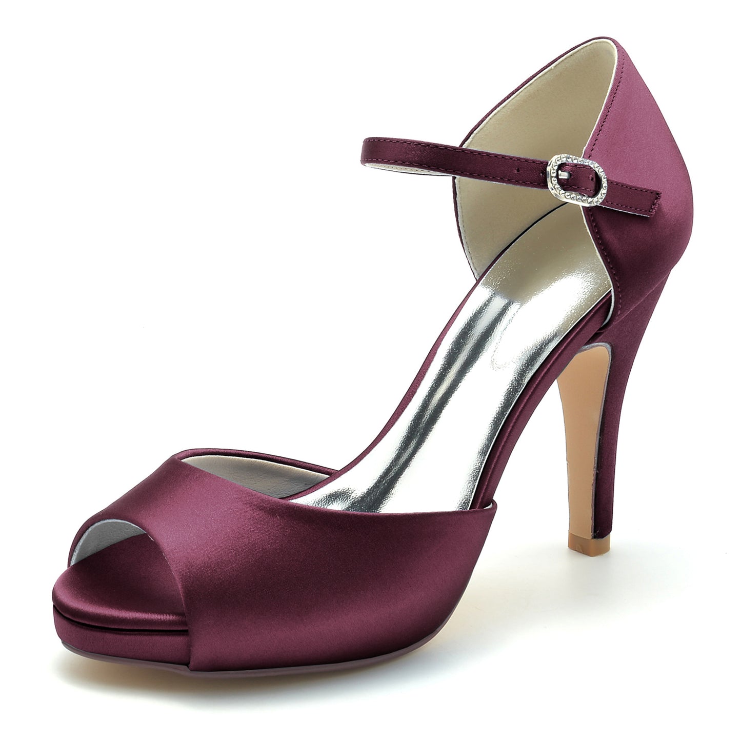 Stiletto Heel 10cm Silk-Like Shoes CK0471