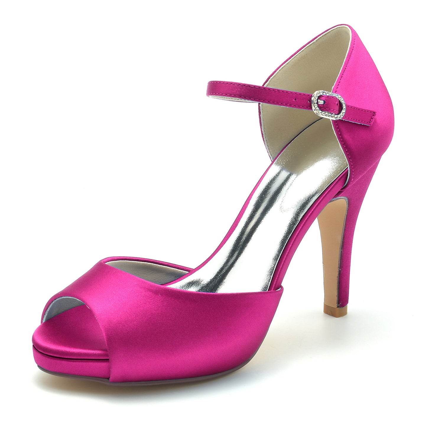 Stiletto Heel 10cm Silk-Like Shoes CK0471