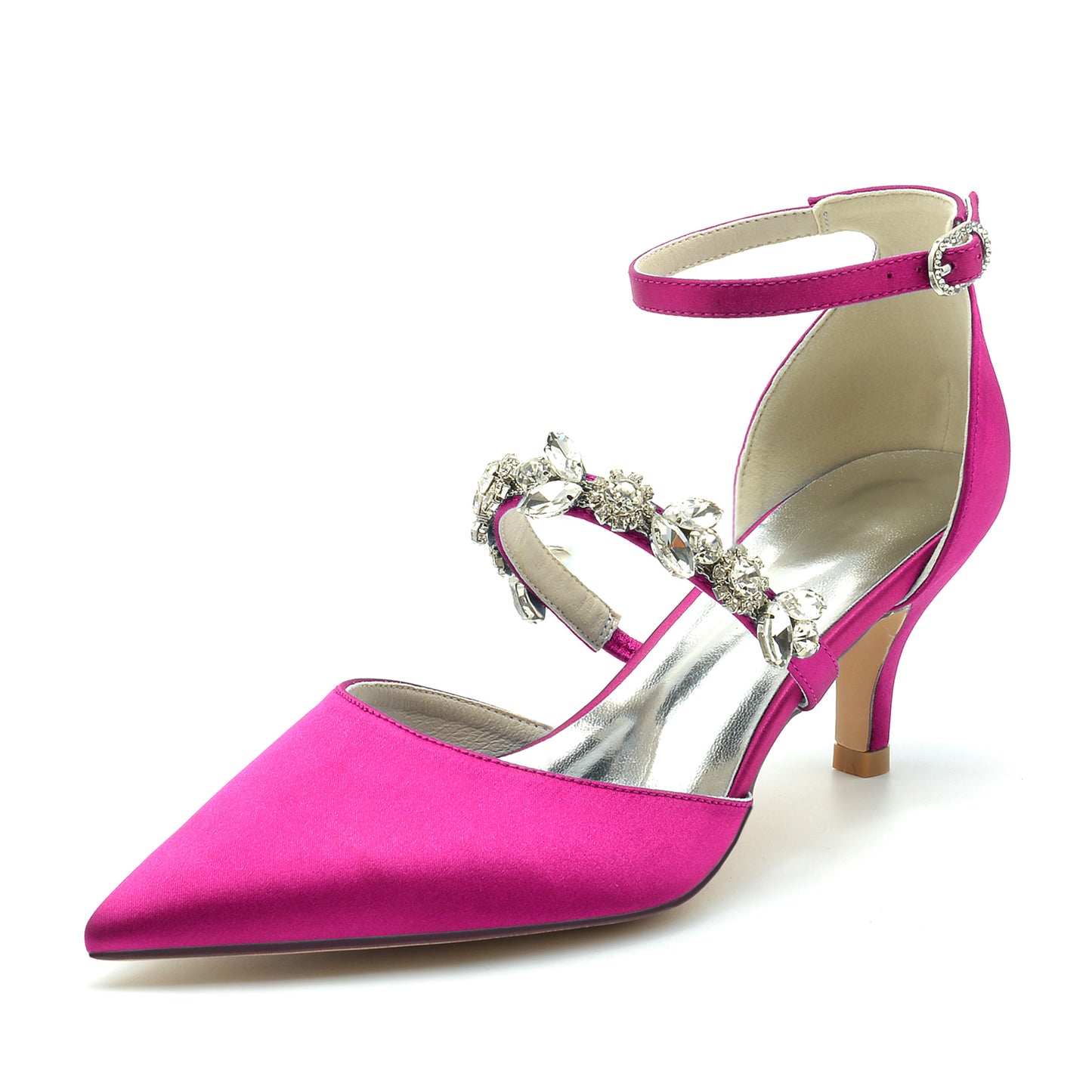 Stiletto Heel 6cm Silk-Like Shoes CK0482