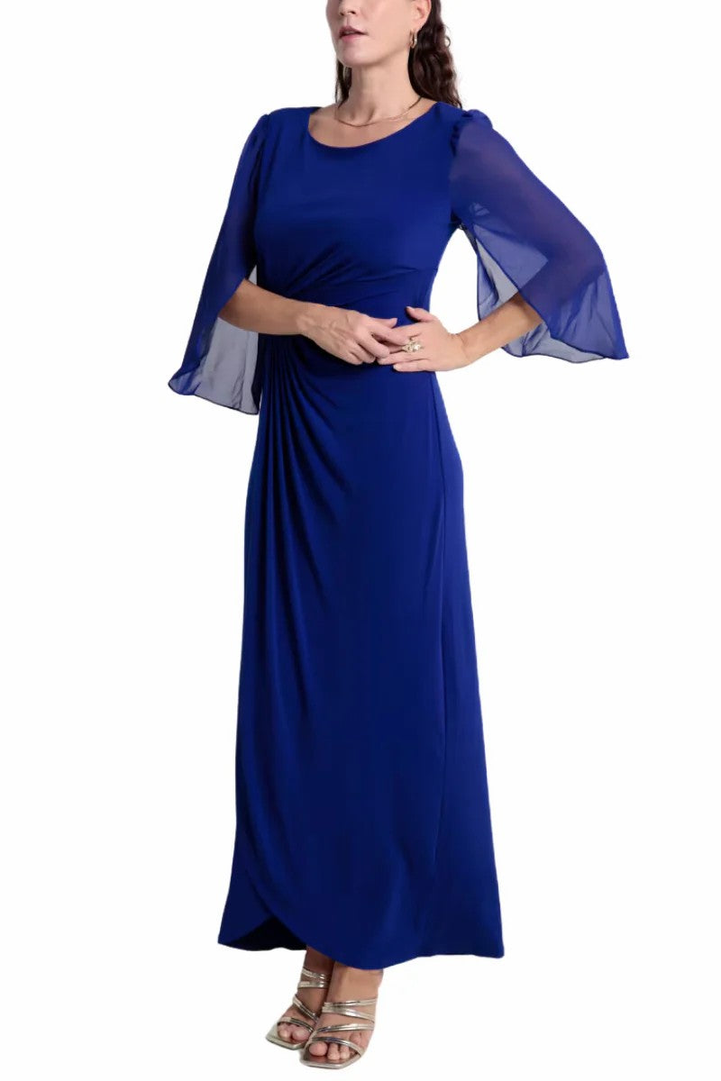 Sheath-Column Ankle Length Matte Jersey Chiffon Mother Dress CM0198