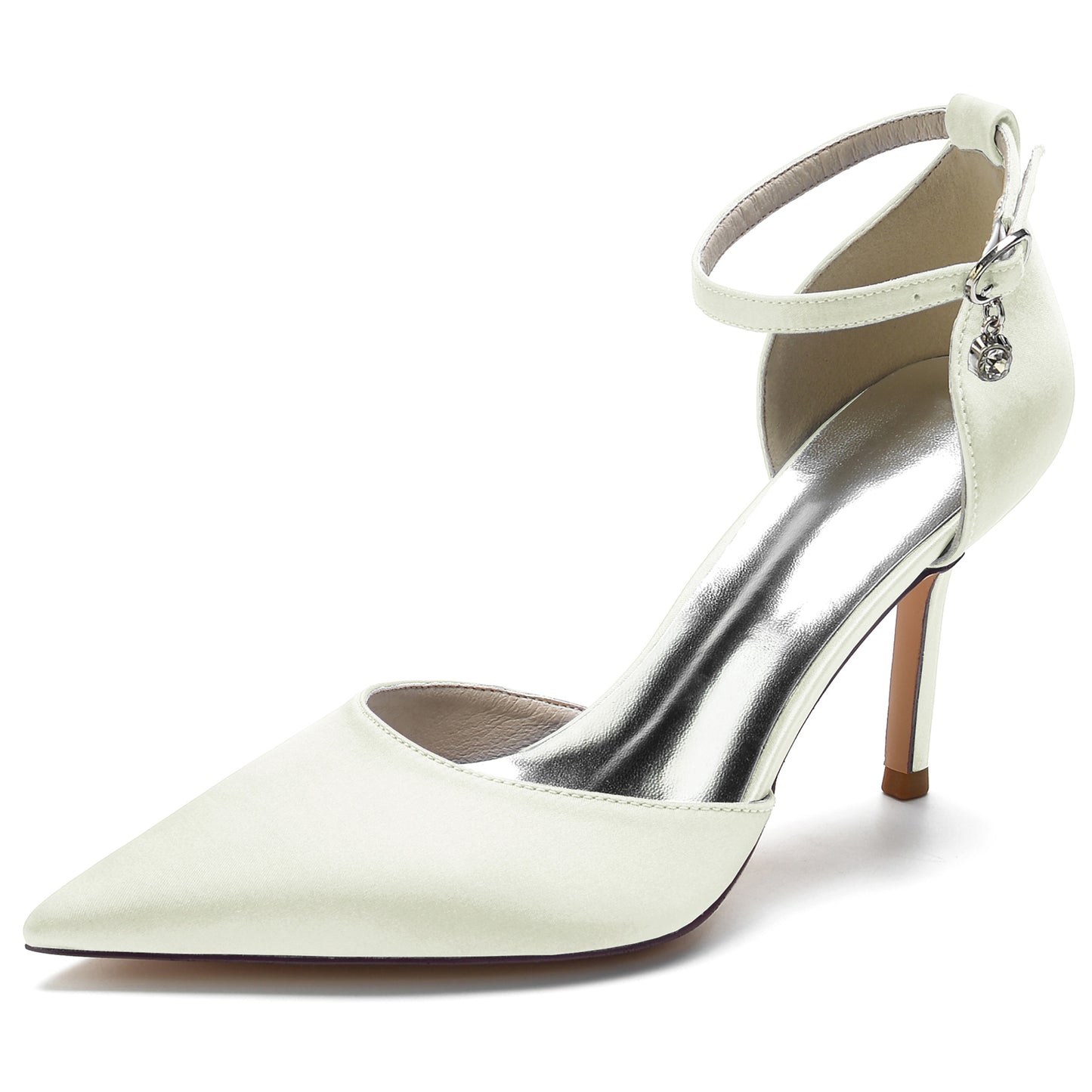 Stiletto Heel 8.5cm Silk-Like Shoes CK0146