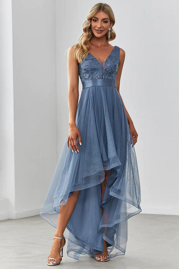 A-Line High-Low Tulle Dress CS0392