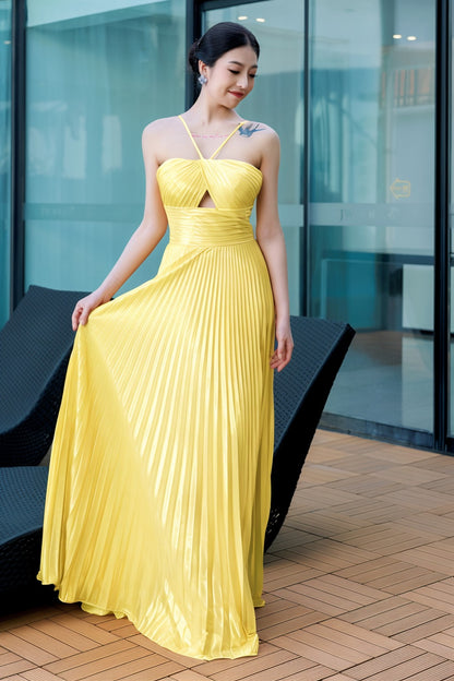 Sheath-Column Floor Length Hot Stamping Cloth Prom Dress CS0486