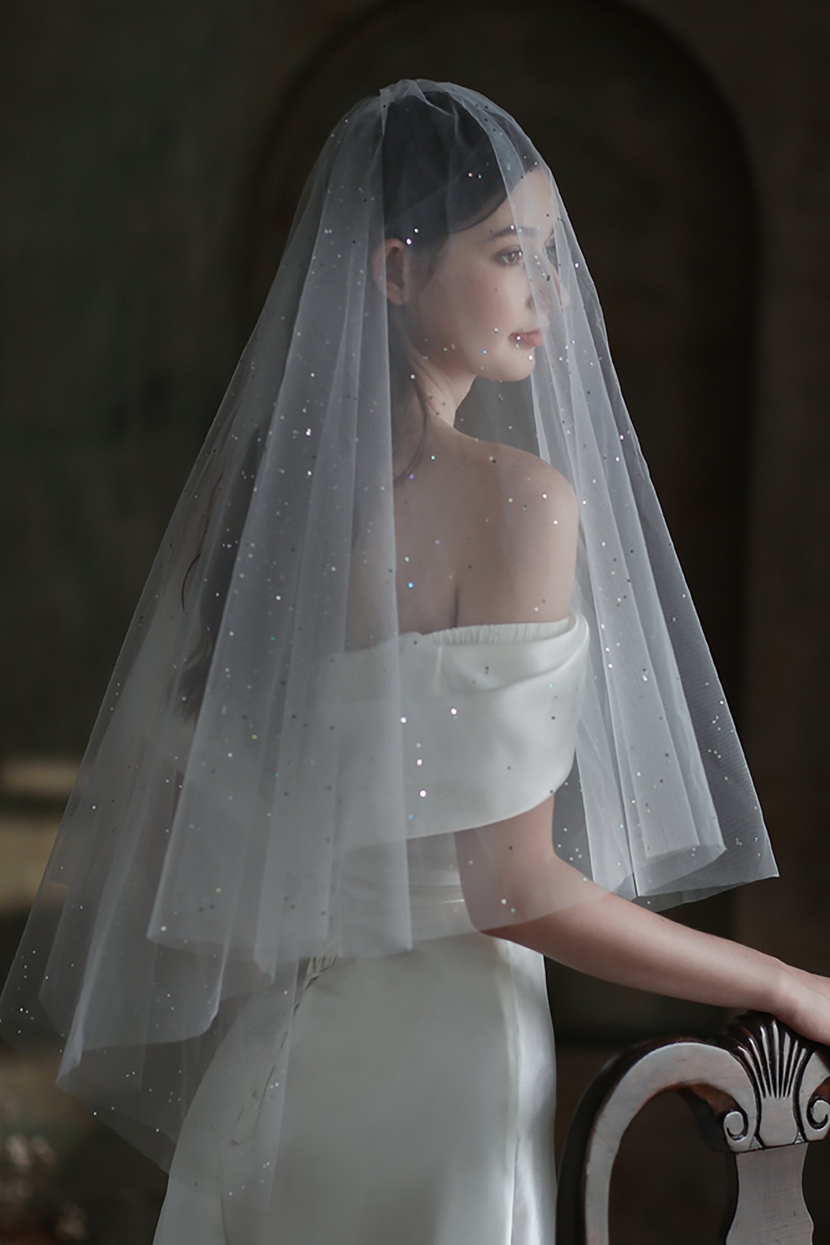 Wedding Veils Long Short COCOMELODY