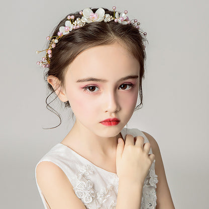 Wedding Hair Accessories for Kids, Flower Girl Hair Accessory, Princess Headpiece Flower Girl Headpiece  Accessories for Birthday Party 636703894365