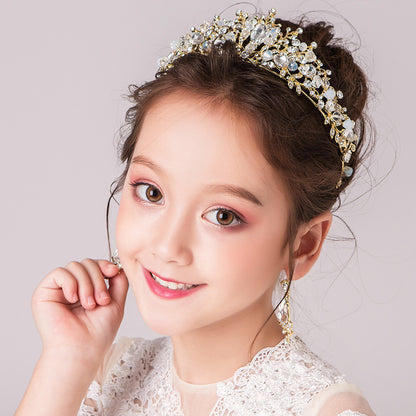 Wedding Hair Accessories for Kids, Flower Girl Hair Accessory, Princess Headpiece Flower Girl Headpiece  Accessories for Birthday Party 641194277256