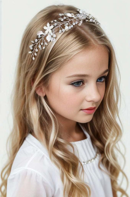 Flower Girl Fairy Headpiece Crystal headpiece 754667475295