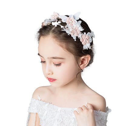 Wedding Hair Accessories for Kids, Flower Girl Hair Accessory, Princess Headpiece Flower Girl Headpiece  Accessories for Birthday Party 644476295656