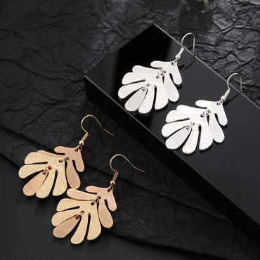 Personality Leaf Earrings High fashion stud earrings 694227853841