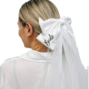 Bridal Hair Bow Hair Clip 740745282999