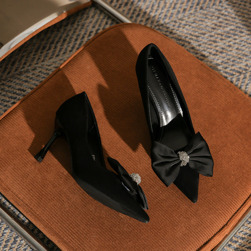 Pointy high heels match everything temperament dress shoes 746813568399