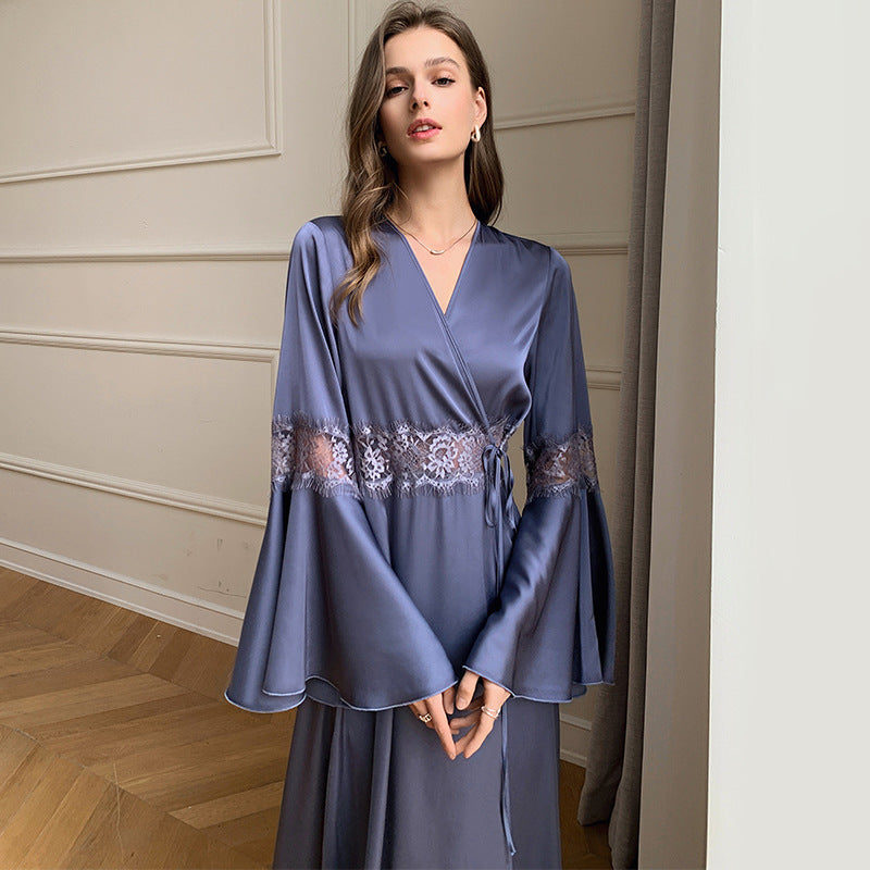 Silk-Like and Lace Robes 671048877502