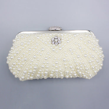 Ivory Pearl Dinner Bag Handmade pearl bag 637371156154