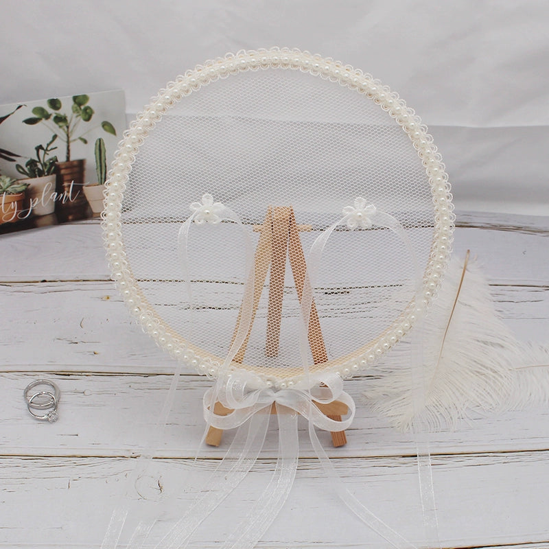 Wooden pearl ring holder 617445923079