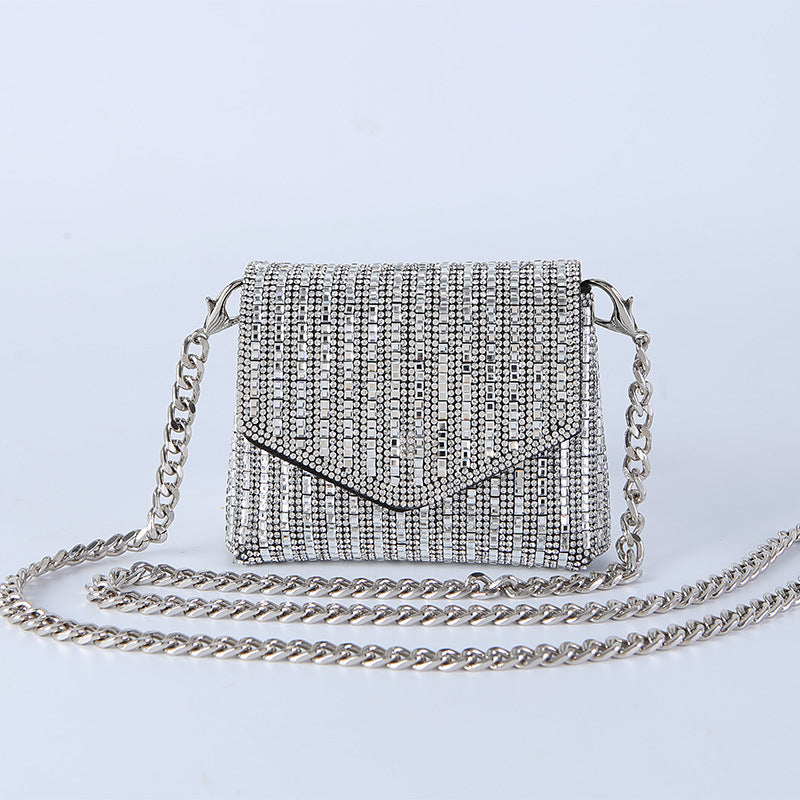 Rhine-diamond bag mini chain bag with sequins 716467540765