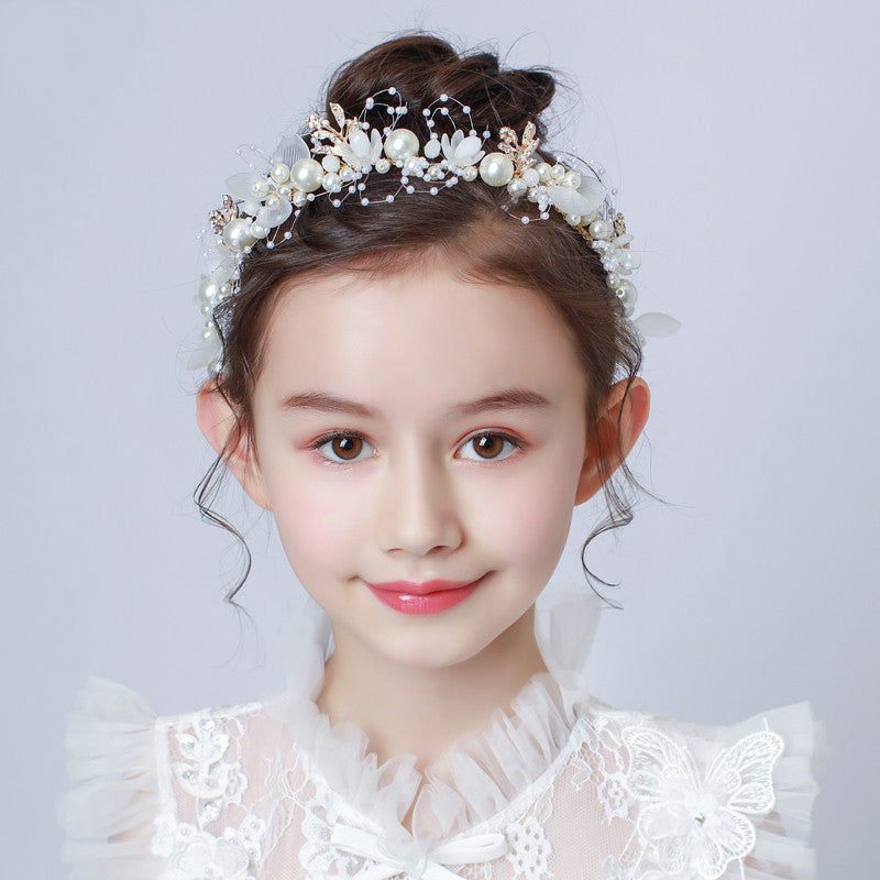 Wedding Hair Accessories for Kids, Flower Girl Hair Accessory, Princess Headpiece Flower Girl Headpiece  Accessories for Birthday Party 636275250091