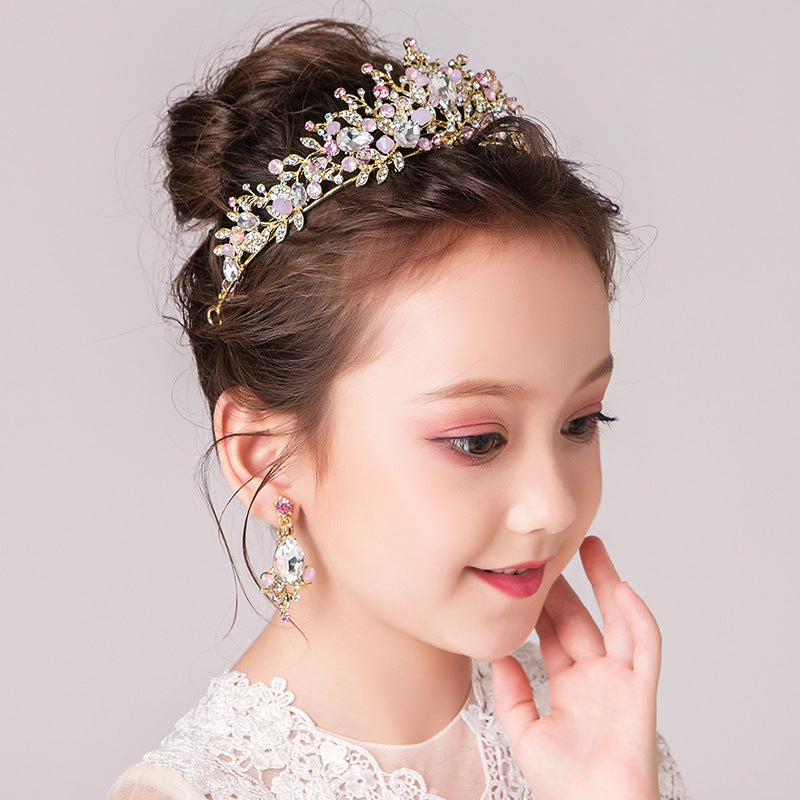 Wedding Hair Accessories for Kids, Flower Girl Hair Accessory, Princess Headpiece Flower Girl Headpiece  Accessories for Birthday Party 641194277256