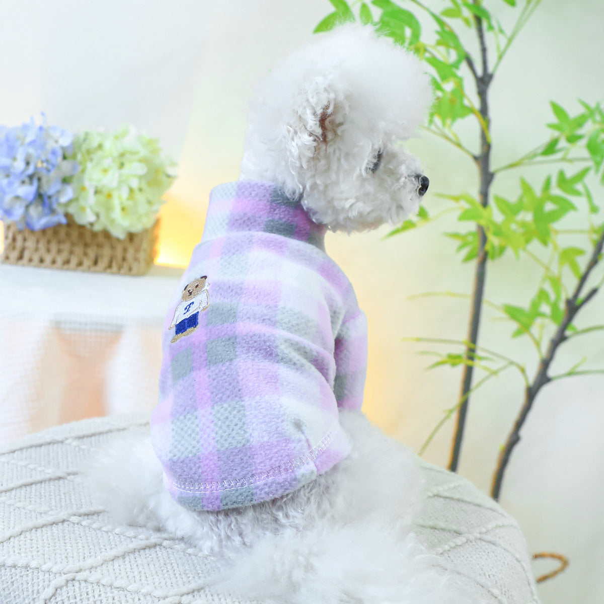 Pet clothing Dog cat clothing scarf bear base shirt 828960537474