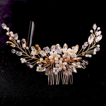 Bridal handmade Gold hair comb Wedding hair accessories Wedding accessories Bridal hair accessories 771438632928