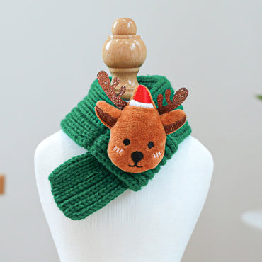 Dog cat autumn and winter soft warm warm New Year Christmas scarf 826634547140