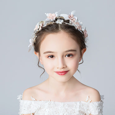 Wedding Hair Accessories for Kids, Flower Girl Hair Accessory, Princess Headpiece Flower Girl Headpiece  Accessories for Birthday Party 644476295656