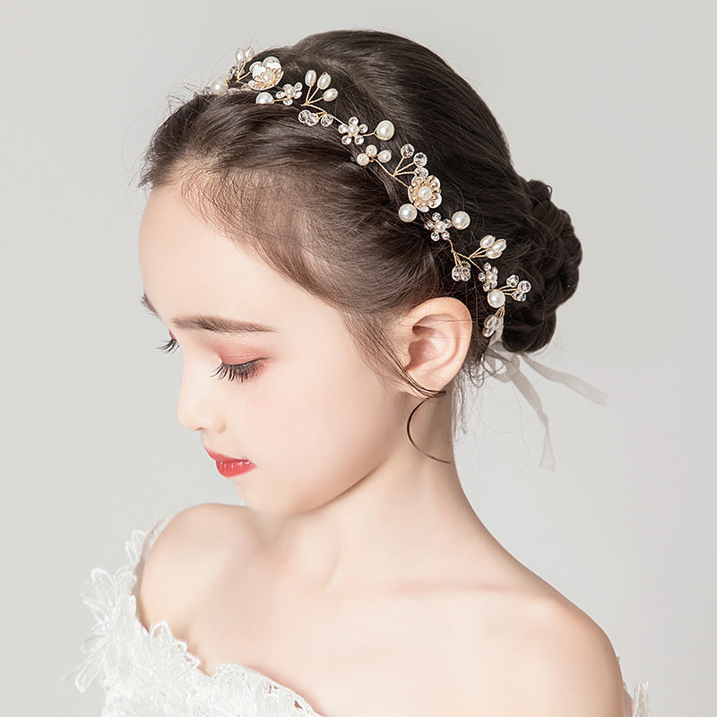 Wedding Hair Accessories for Kids, Flower Girl Hair Accessory, Princess Headpiece Flower Girl Headpiece  Accessories for Birthday Party 636989440780