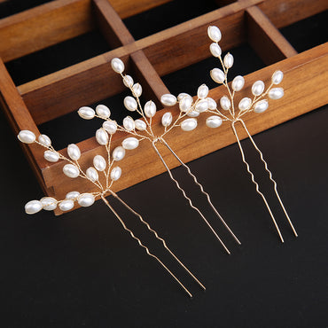 Pearl Bride Hairpins 3 pieces 6 pieces 690470947251