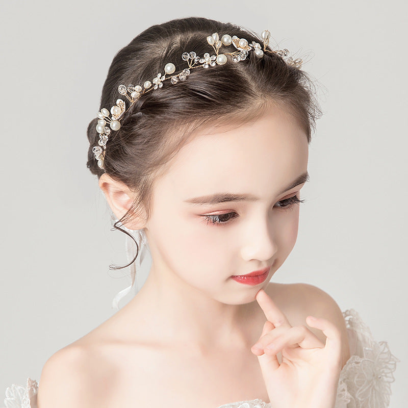 Wedding Hair Accessories for Kids, Flower Girl Hair Accessory, Princess Headpiece Flower Girl Headpiece  Accessories for Birthday Party 636989440780