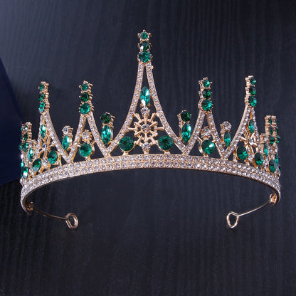 Alloy Crown wedding tiara Wedding honeymoon shoot luxury Princess tiara 651532956730