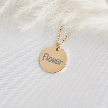 Personalized fashion versatile round necklace 792185123099