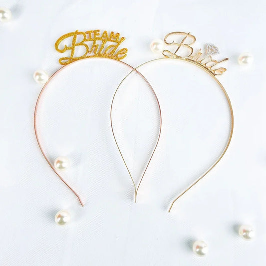bride and team bride dusted rose gold hoop bride wedding bachelorette party decoration 798668181477