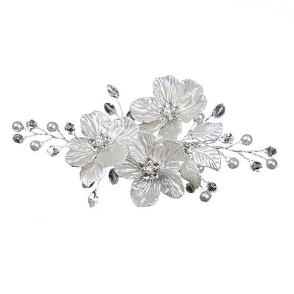 Handcrafted crystal Pearl Headwear Hairpin for wedding accessories 573589507863