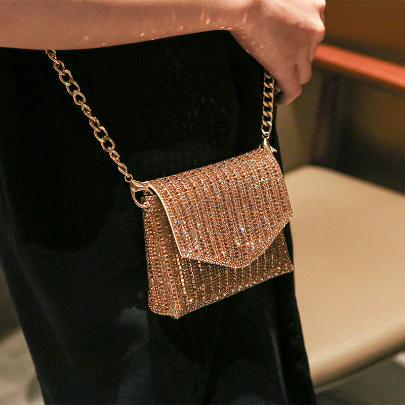 Rhine-diamond bag mini chain bag with sequins 716467540765