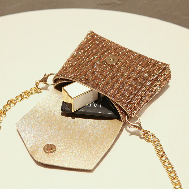 Rhine-diamond bag mini chain bag with sequins 716467540765