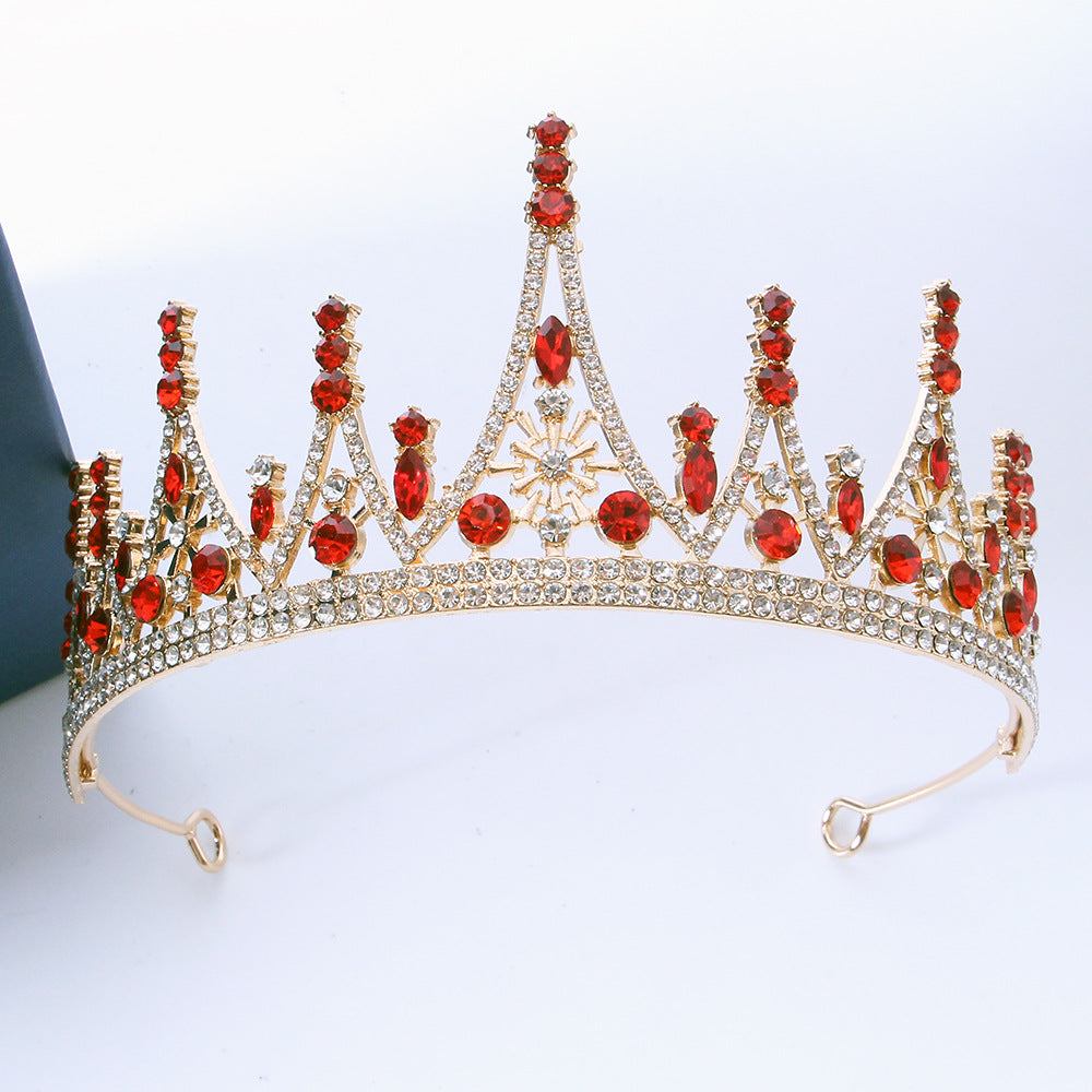 Alloy Crown wedding tiara Wedding honeymoon shoot luxury Princess tiara 651532956730