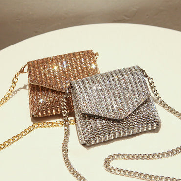 Rhine-diamond bag mini chain bag with sequins 716467540765