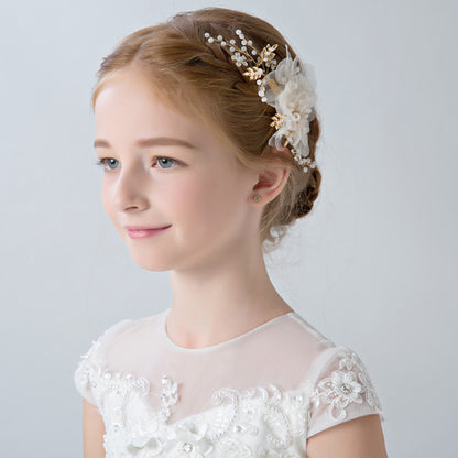 Wedding Hair Accessories for Kids, Flower Girl Hair Accessory, Princess Headpiece Flower Girl Headpiece  Accessories for Birthday Party 670148158124