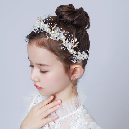 Wedding Hair Accessories for Kids, Flower Girl Hair Accessory, Princess Headpiece Flower Girl Headpiece  Accessories for Birthday Party 636275250091