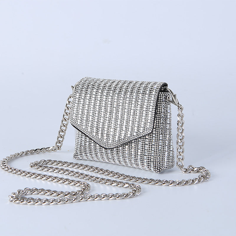 Rhine-diamond bag mini chain bag with sequins 716467540765