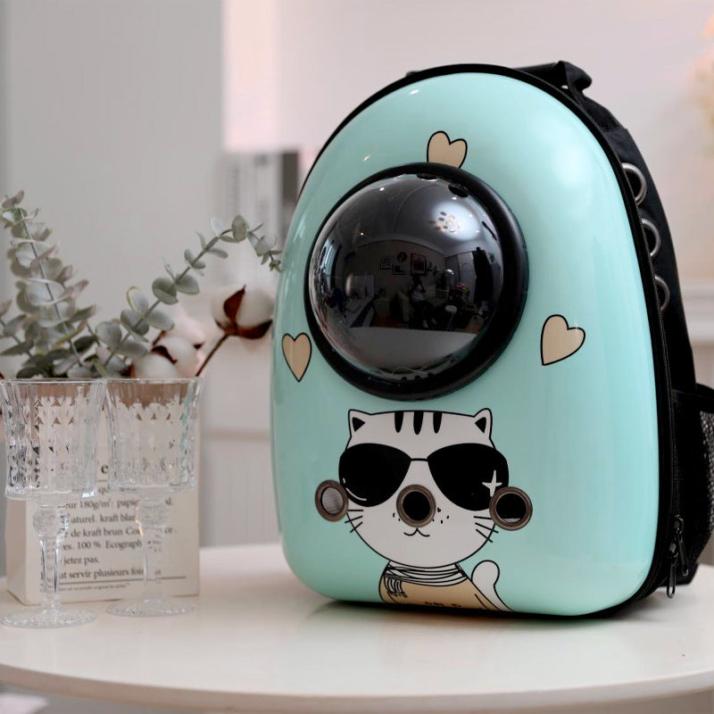 Pet Bag Go out portable cartoon printed space bag pet supplies  544700448248