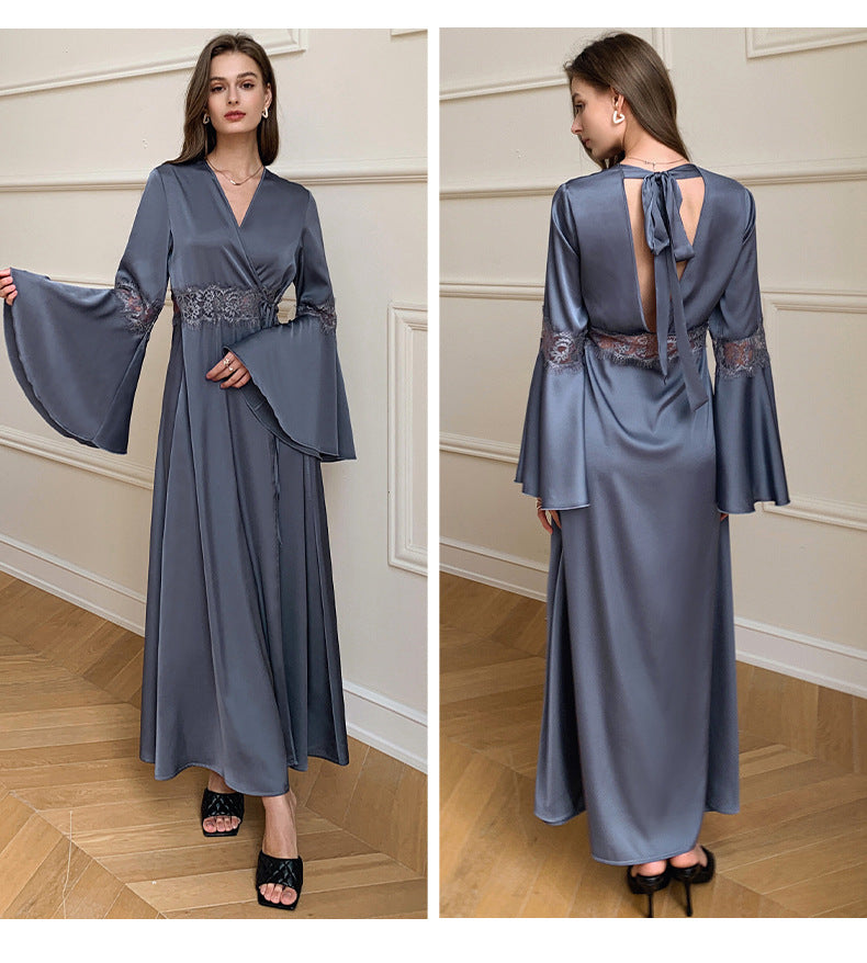 Silk-Like and Lace Robes 671048877502