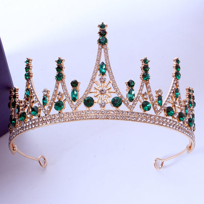 Alloy Crown wedding tiara Wedding honeymoon shoot luxury Princess tiara 651532956730