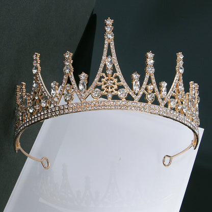 Alloy Crown wedding tiara Wedding honeymoon shoot luxury Princess tiara 651532956730