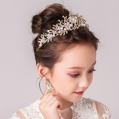 Wedding Hair Accessories for Kids, Flower Girl Hair Accessory, Princess Headpiece Flower Girl Headpiece  Accessories for Birthday Party 641194277256