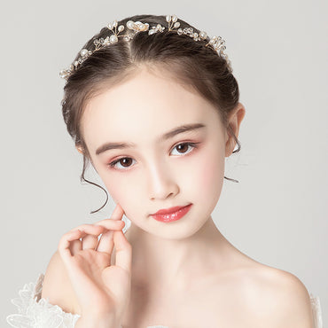 Wedding Hair Accessories for Kids, Flower Girl Hair Accessory, Princess Headpiece Flower Girl Headpiece  Accessories for Birthday Party 636989440780