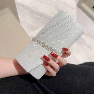 Shiny rhinestone small envelope bag  733171803996