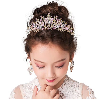 Wedding Hair Accessories for Kids, Flower Girl Hair Accessory, Princess Headpiece Flower Girl Headpiece  Accessories for Birthday Party 641194277256