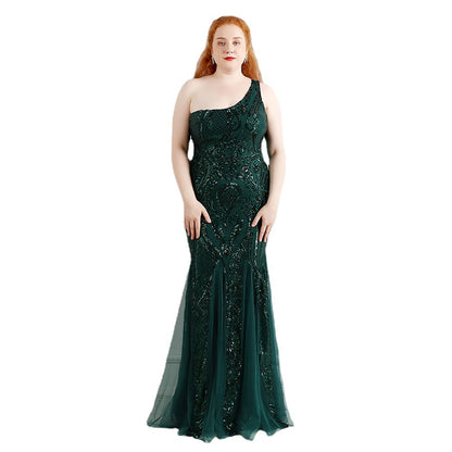 Trumpet-Mermaid Floor Length Sequins Evening Dress 646646504054